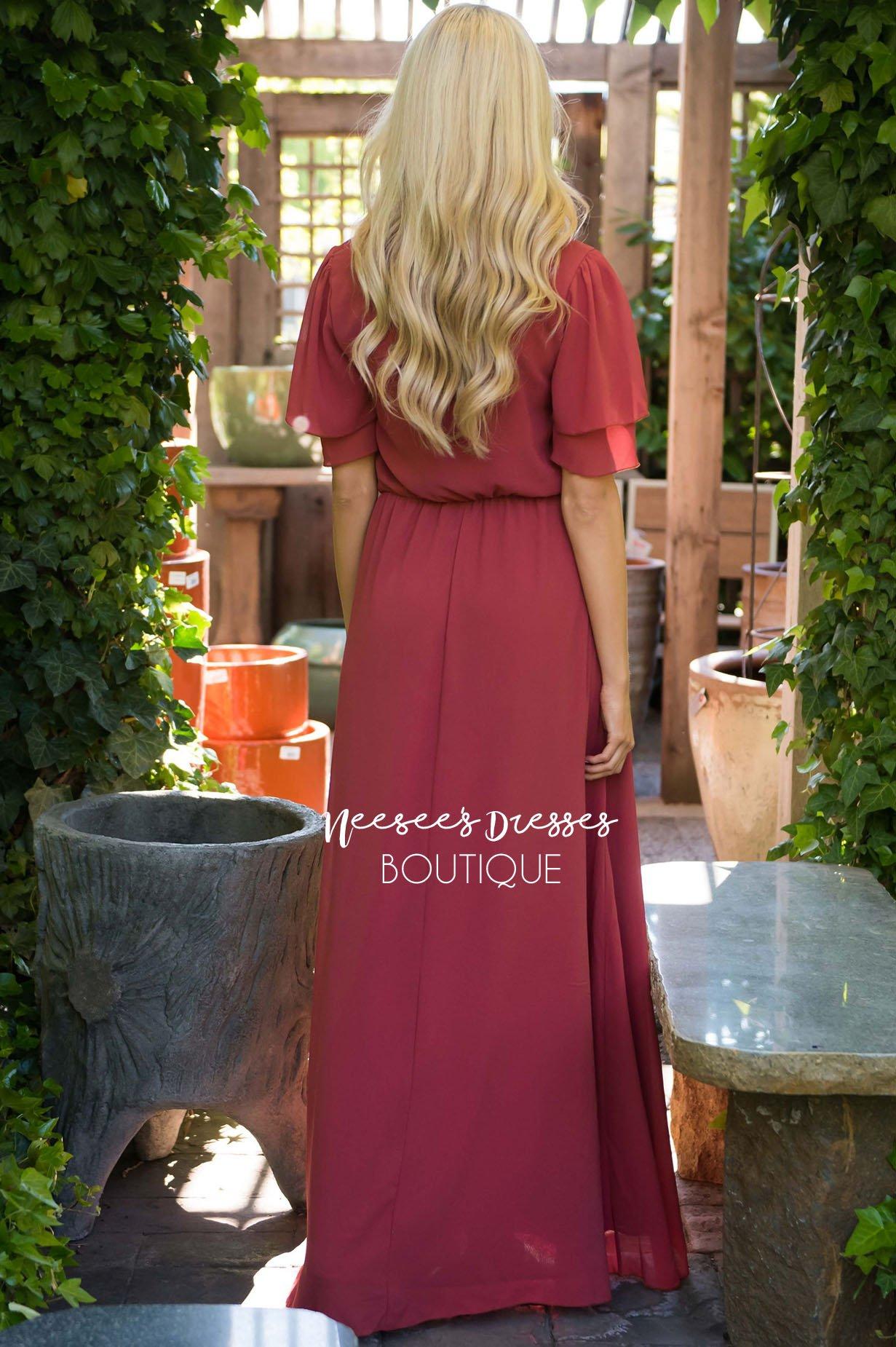 The Chloe Chiffon Maxi Dress