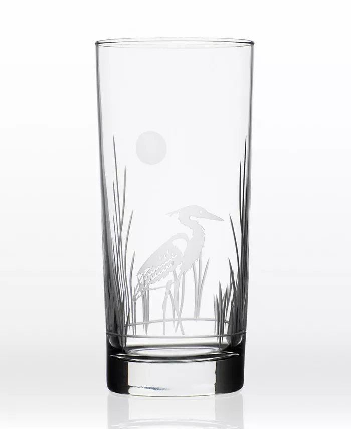 Rolf Glass Heron Set of 4 Glasses Collection