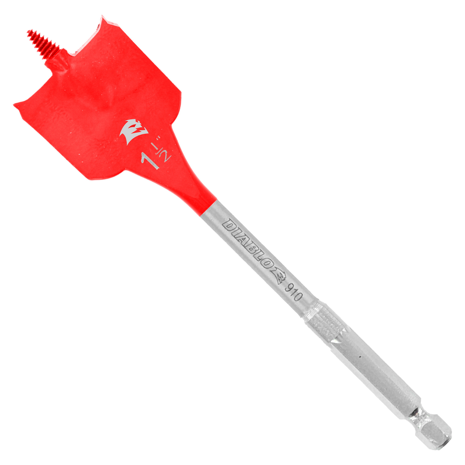 Diablo SPEEDemon 1-1/2 in. X 6 in. L High Speed Steel Spade Bit 1 pk