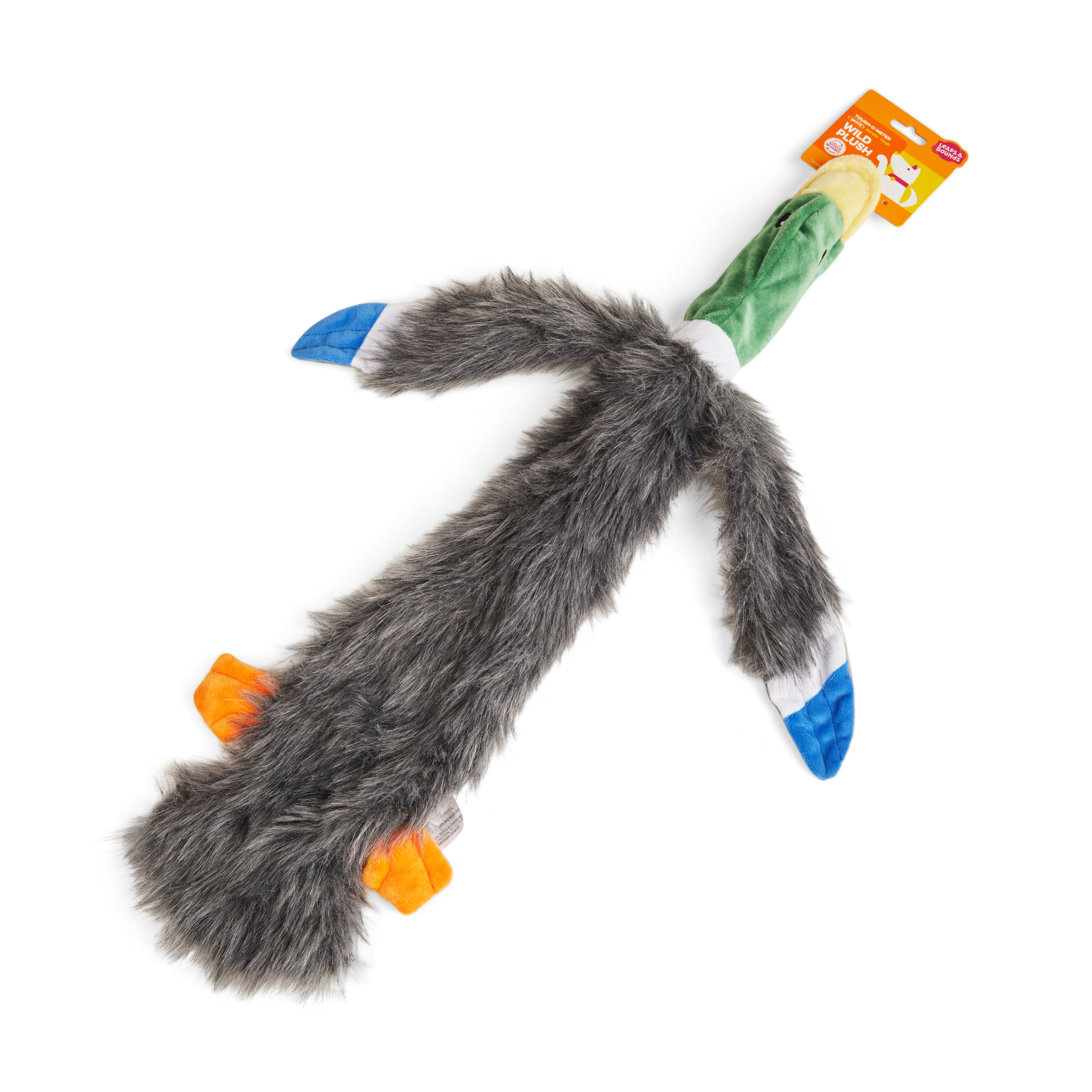 Leaps  Bounds Skinny Wildlife Mallard Dog Toy， Large