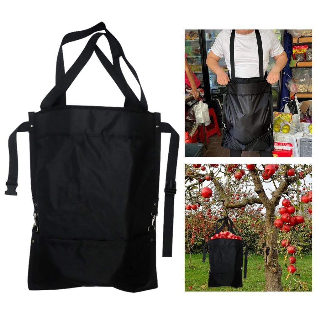 Fruit Picking Apron Adjustable Harvest Garden Picking Apron Apples