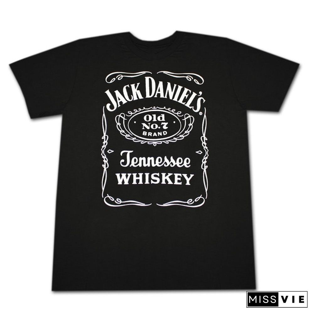 Jack Daniel's Old No. 7 Label Men's Black T-Shirt