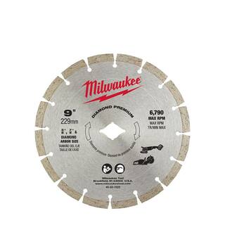 MW Diamond Premium 9 in. Segmented Blade (1-Pack) 49-93-7025