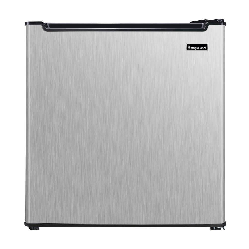 Magic Chef 1.7 cu. ft. Mini Fridge in Stainless Steel Freezerless MCAR170STE