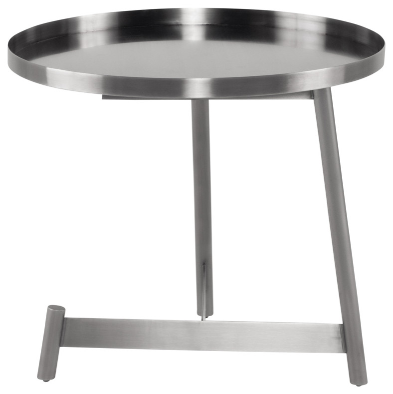 Landon Graphite Side Table   Contemporary   Side Tables And End Tables   by HedgeApple  Houzz