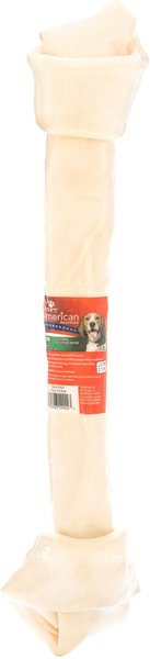 Pet Factory Beefhide 20 to 22-inch Natural Flavored Dog Bones， 1 count