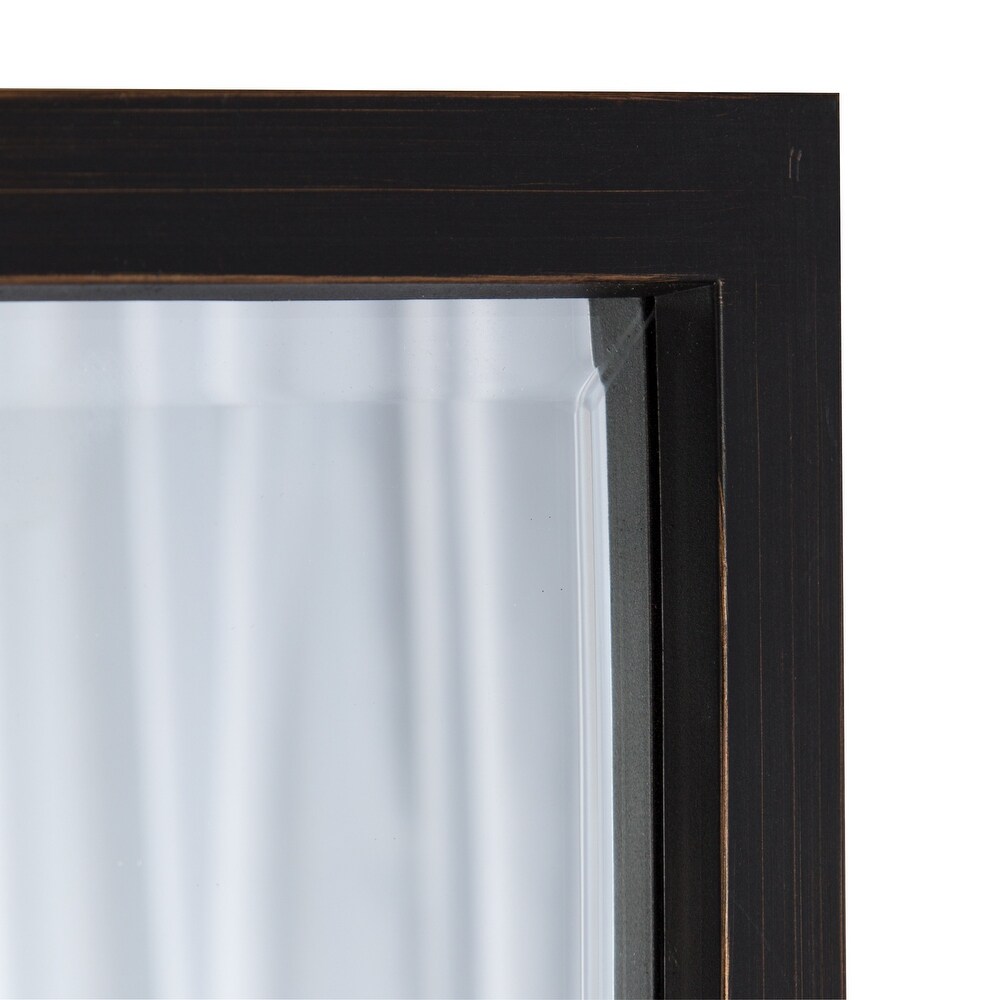 Porch   Den Cottonwood 8 pane Window Framed Wall Mirror   17x42