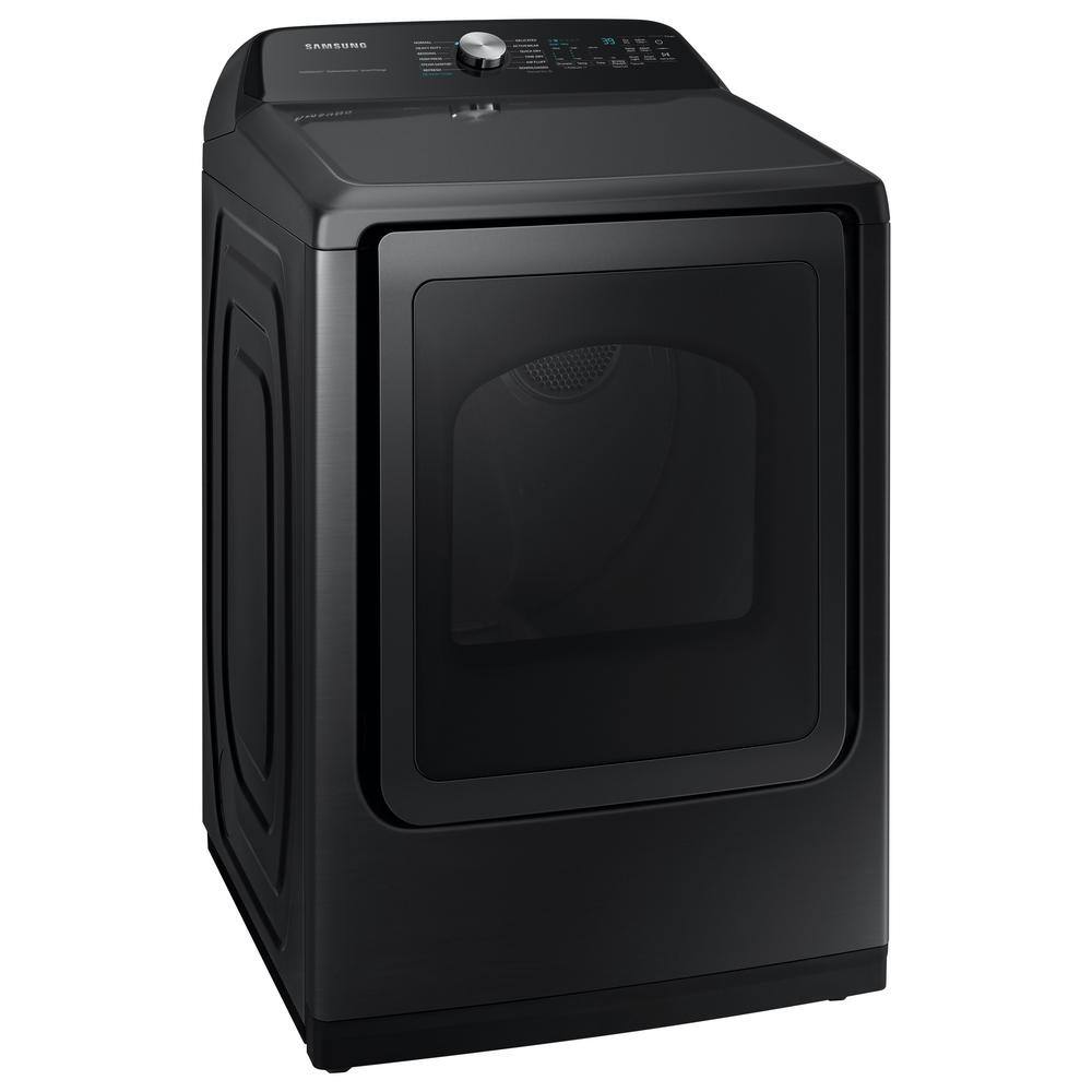  7.4 cu. ft. Vented Gas Dryer with Steam Sanitize+ in Brushed Black DVG52A5500V