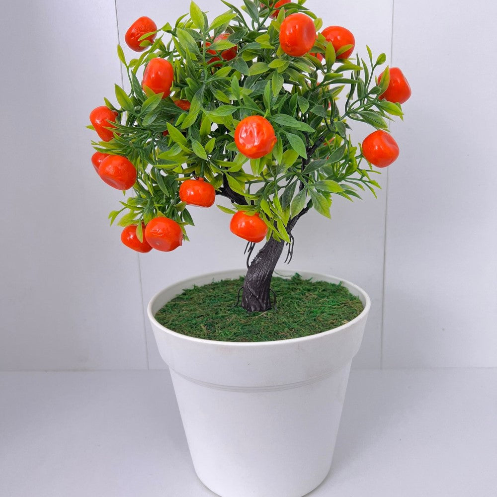 Gorgeous Orange Bonsai in pot of your choice-Artificial