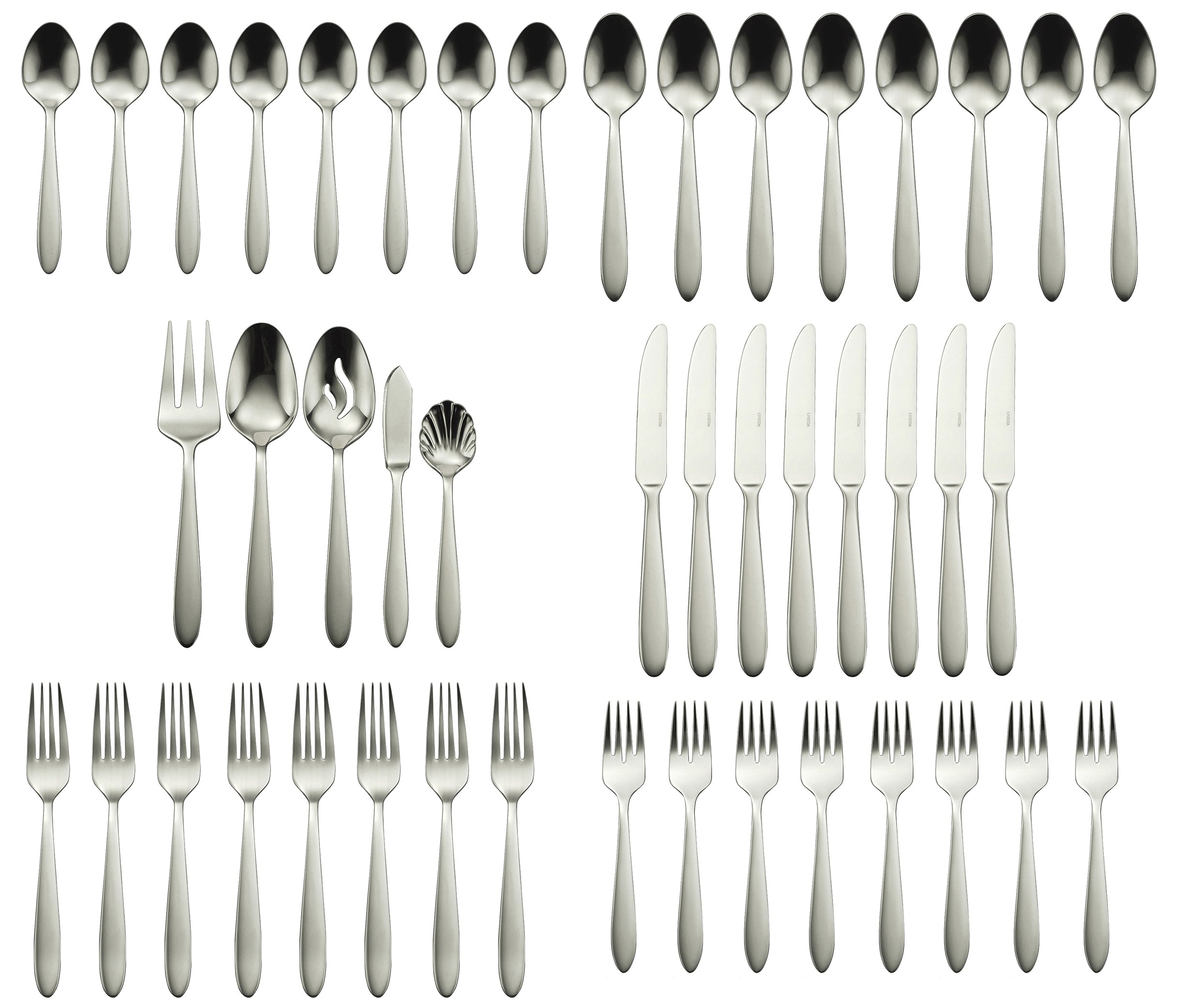 Mooncrest 45 Piece Everyday Flatware Set