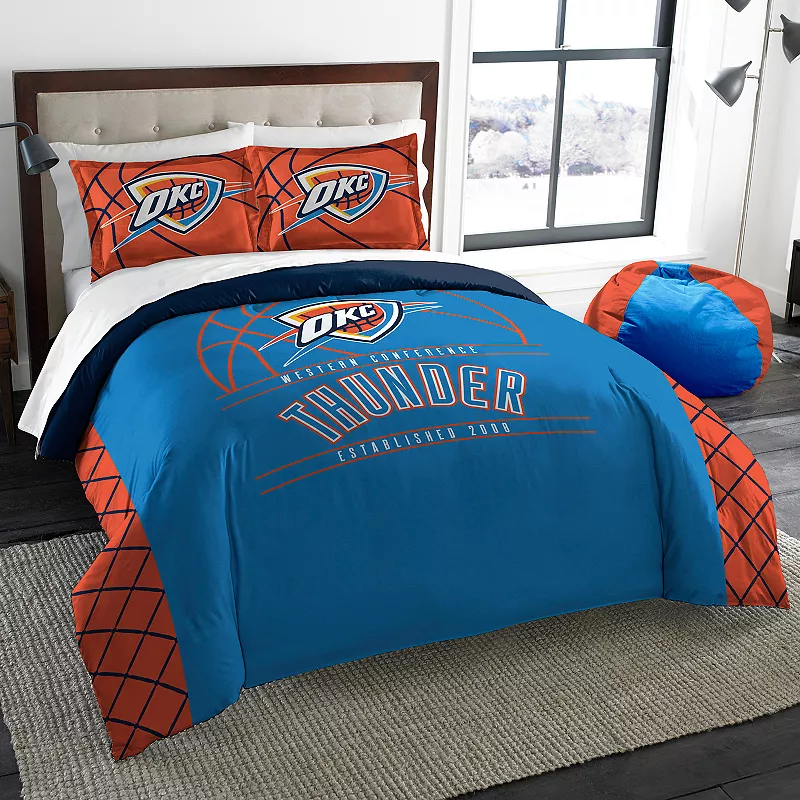 Oklahoma City Thunder Reverse Slam Full/Queen Comforter Set by The Northwest