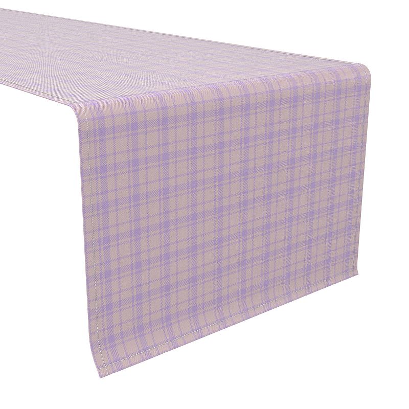 Table Runner， 100% Cotton， 16x72， Plaid 27