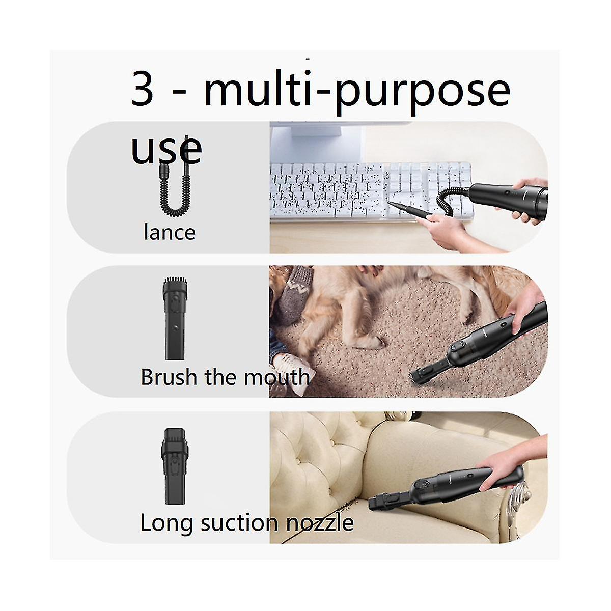 Car Vacuum Handheld Vacuum Cordless Mini Portable Vacuum Cleaner With Suction