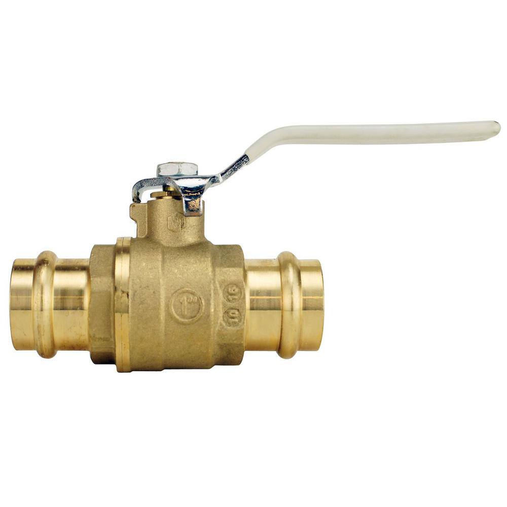 Apollo 1 in. Brass Press x Press Full Port Ball Valve 94VLF10501A