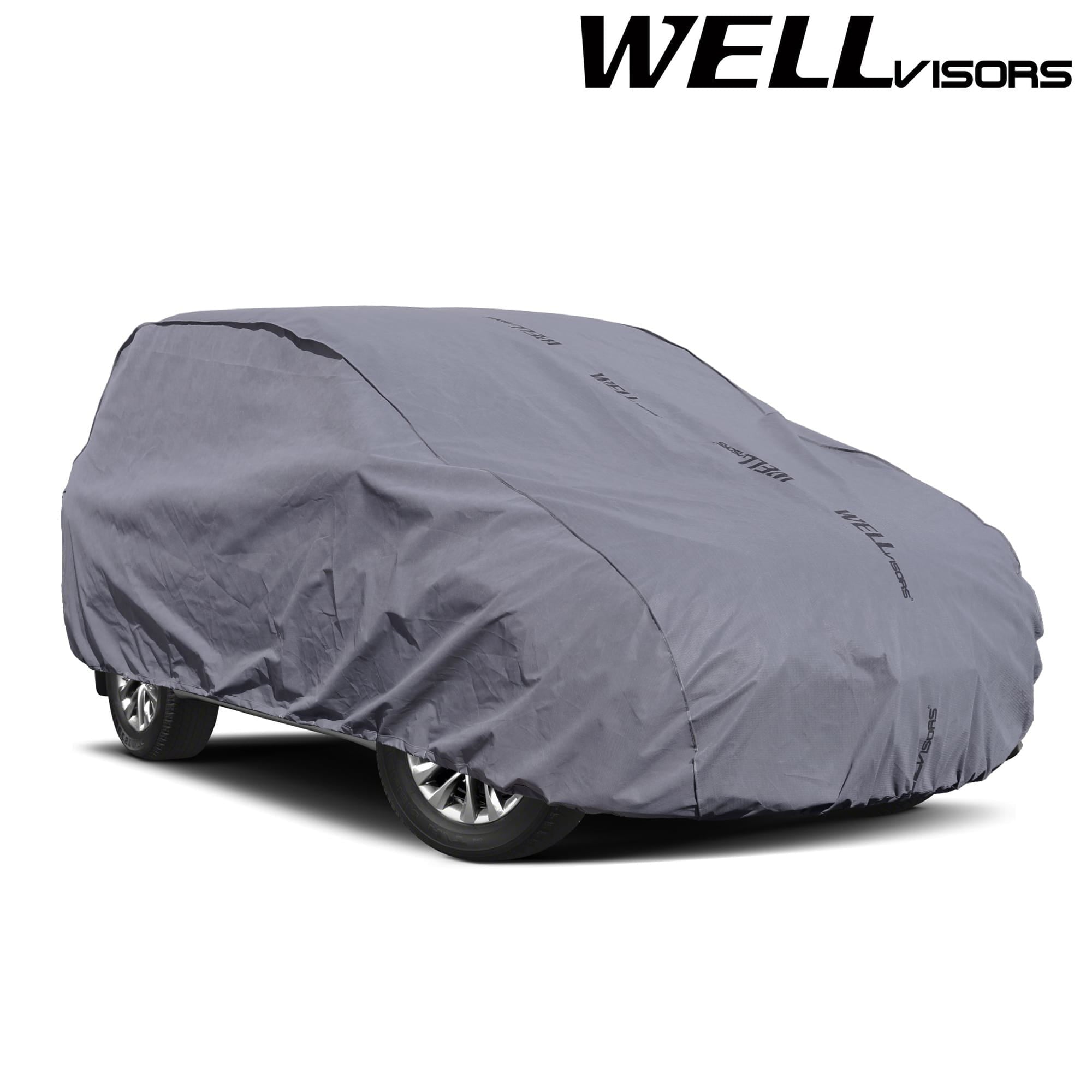 WellVisors All Weather UV Proof Gray Car Cover for 2005-2010 Jeep Grand Cherokee SUV 3-6899247SV