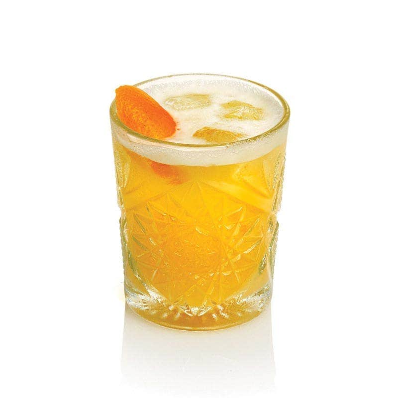 Libbey 5632 Hobstar Double Old Fashioned Glass， 12 oz. Capacity