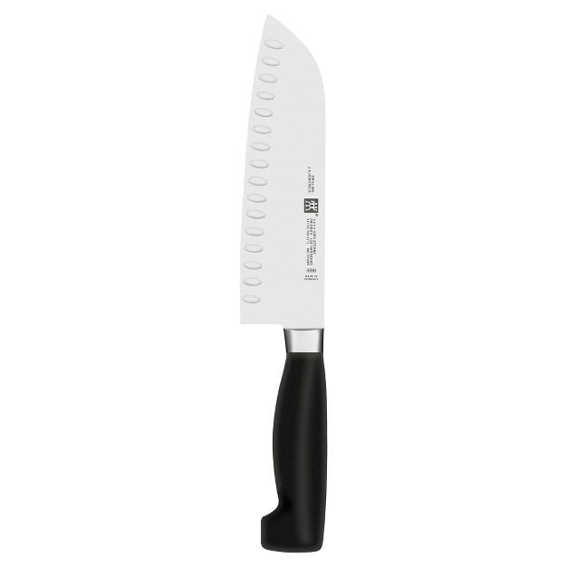 Zwilling Four Star Hollow Edge Santoku Knife