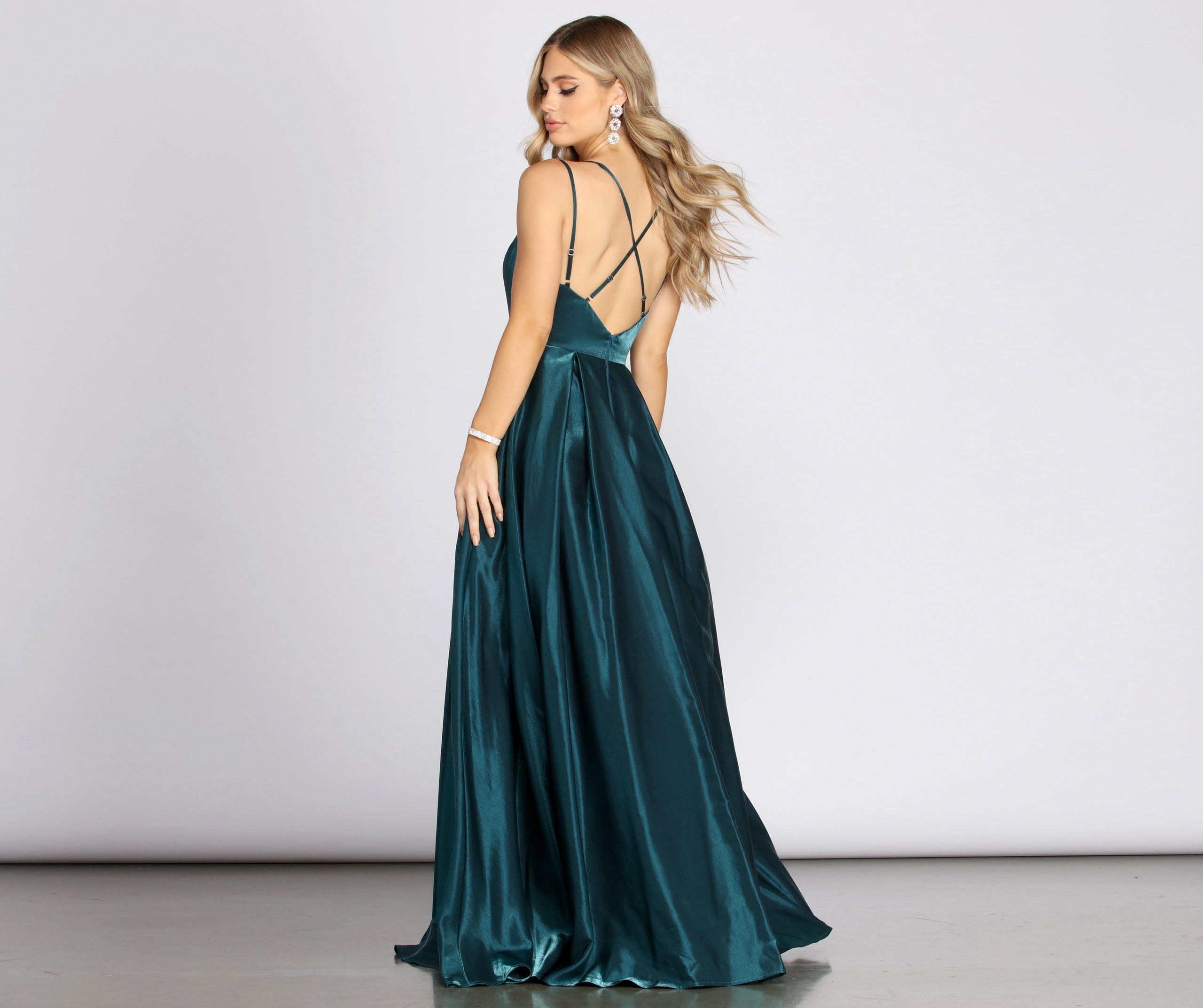 Lona Formal Cross Back Gown