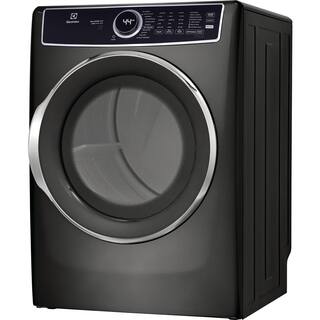 Electrolux 8.0 Cu. Ft Front Load Perfect Steam Electric Dryer with LuxCare Dry and Instant Refresh in Titanium ELFE7537AT