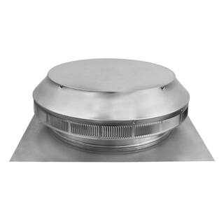 Active Ventilation 14 in. Dia Aluminum Roof Louver Exhaust Vent in Mill Finish PV-14-C1