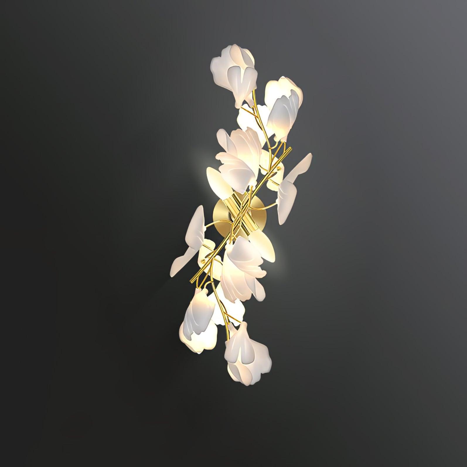 Gingko Flowers Plug-in Wall Lamp