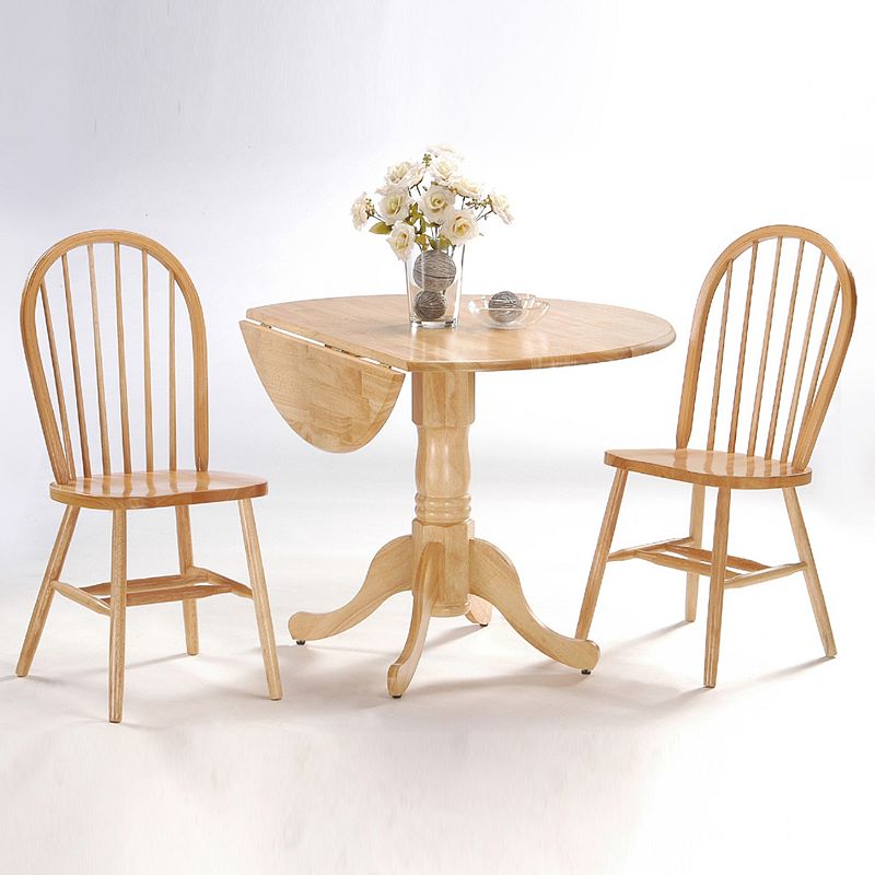 Windsor 3-pc. Drop-Leaf Dining Table and Chair Set