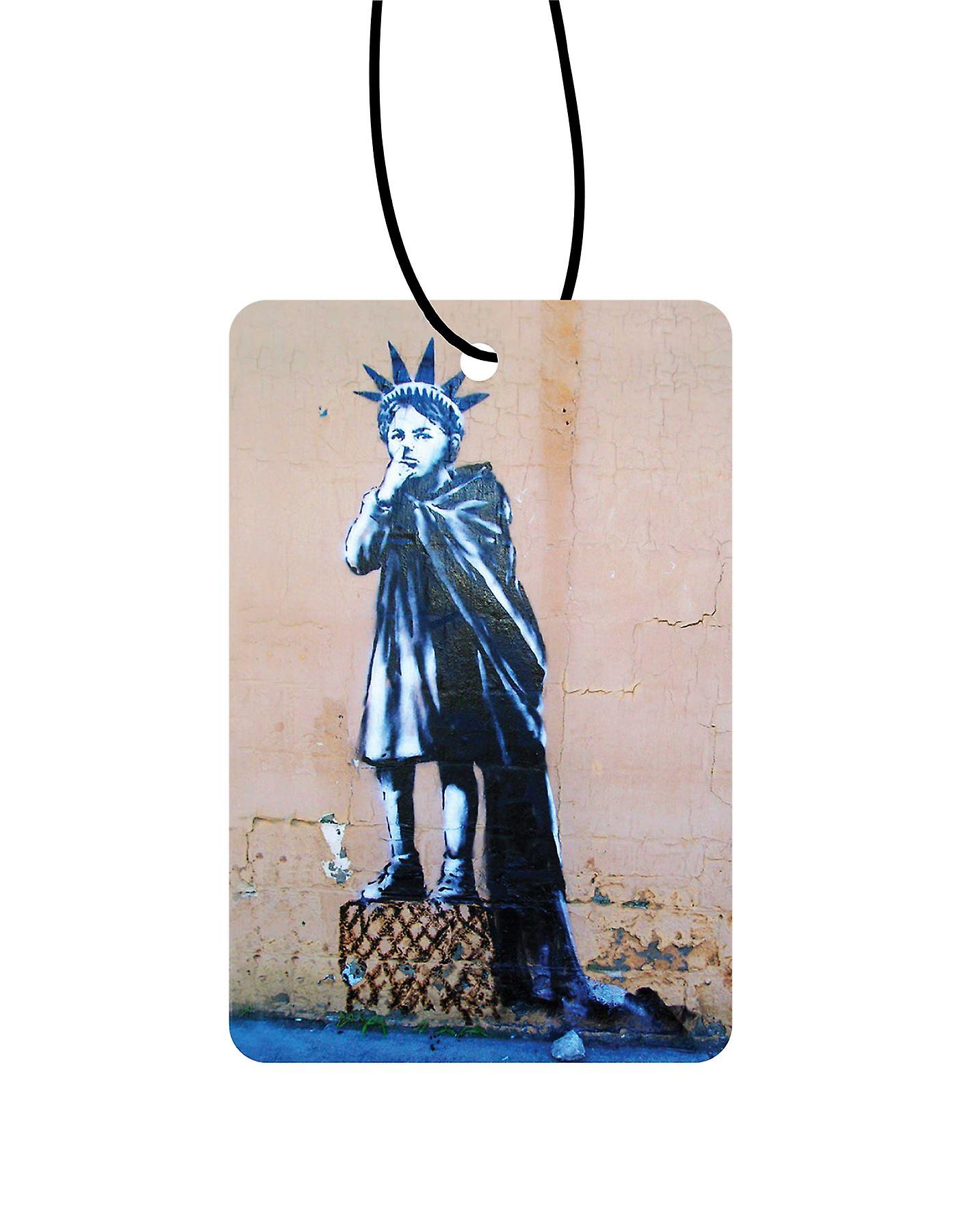 Banksy Liberty Girl Car Air Freshener