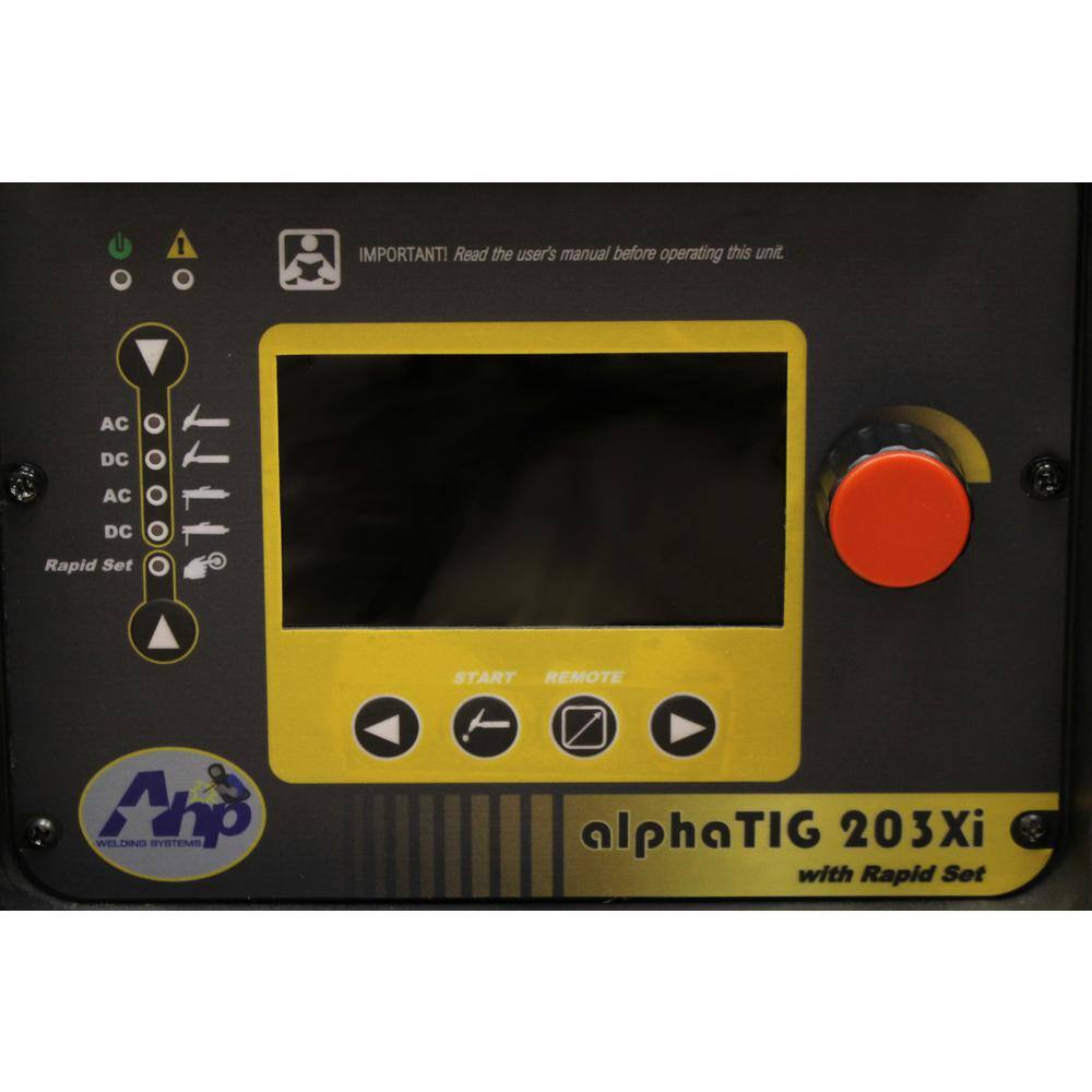 AHP 200 Amp Alpha-TIG 203Xi TIG  Stick Welder Alpha-TIG 200X