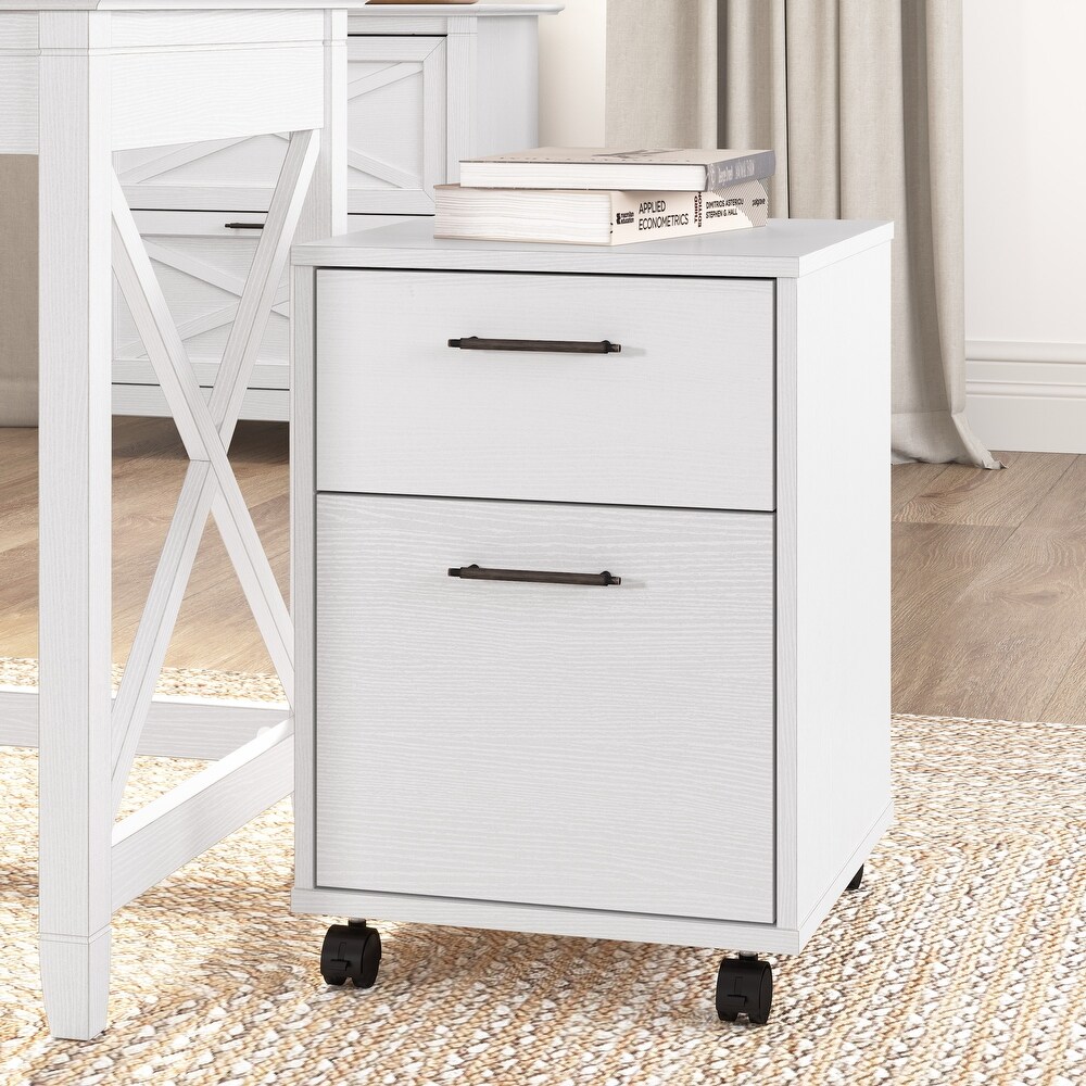 Key West 2 Drawer Mobile File Cabinet by Bush Furniture