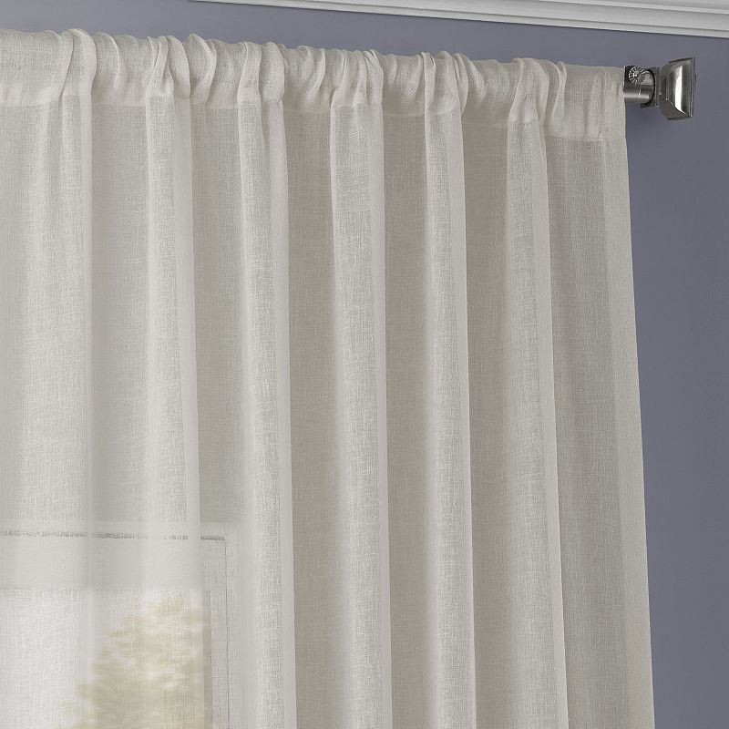 EFF 1-pack Solid Sheer Window Curtain