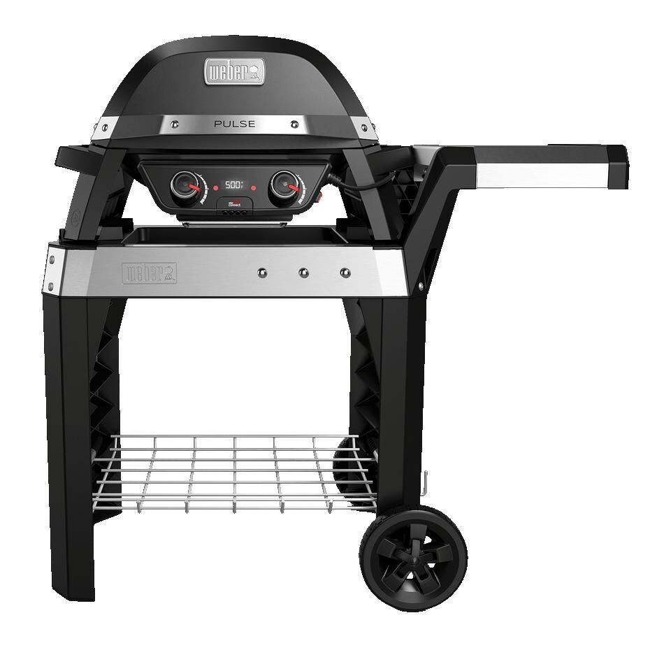 Weber Pulse 2000 1560 Watt Electric Grill W/ Cart