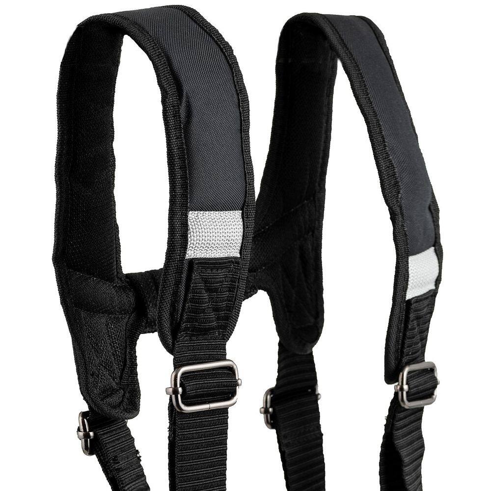 DEAD ON TOOLS Journeyman's Framers 2 Pouch Tool Storage Suspension Rig with Suspenders in Black DO-FR