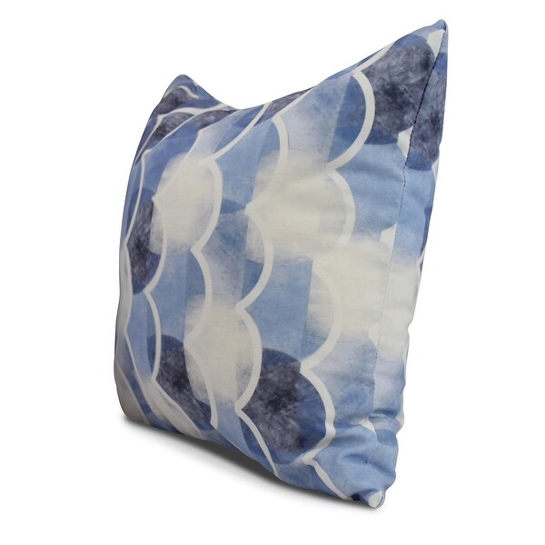 20 x 20 Inch Zircoland Geometric Print Outdoor Pillow