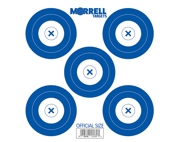 Morrell Target 5-Spot Paper Face Targets - PF5