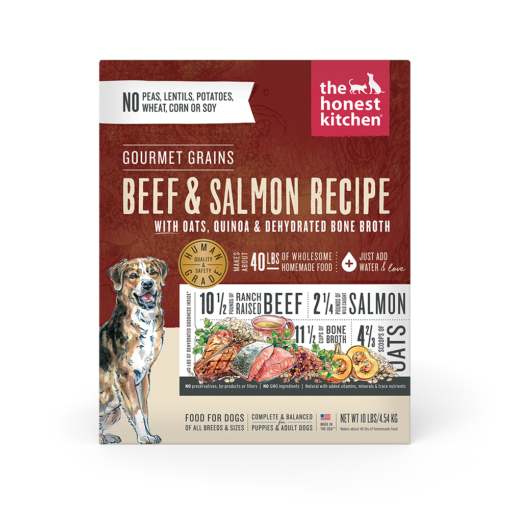 The Honest Kitchen Gourmet Grains Beef and Salmon Dog Food