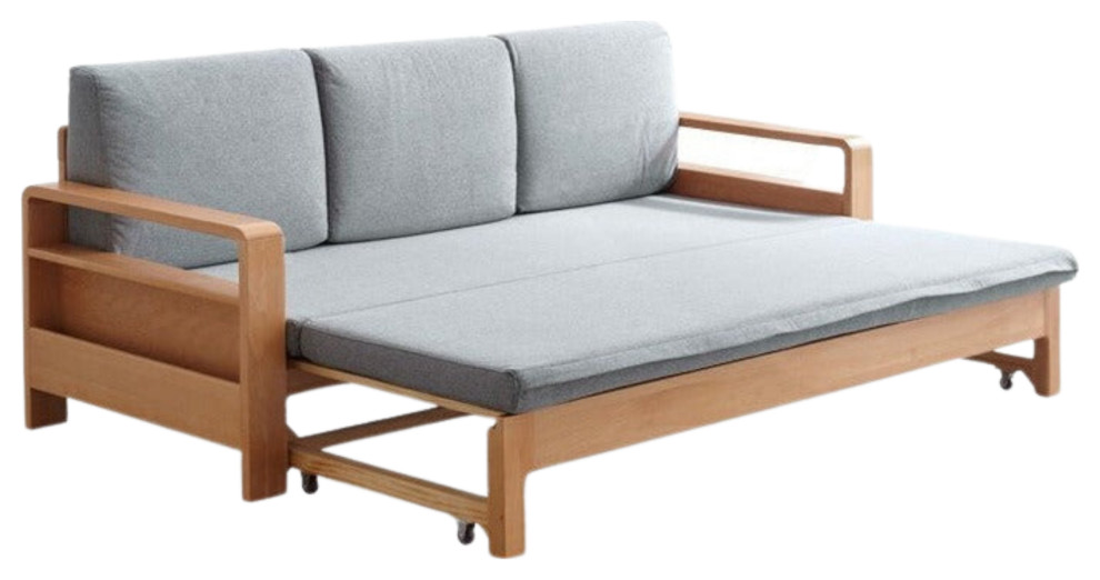 Oak  Beech Solid Wood Sleeper Sofa   Transitional   Sleeper Sofas   by GVAwood  Houzz