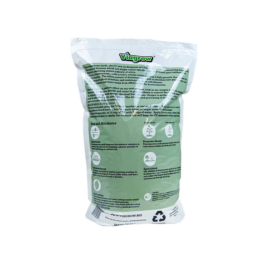 Viagrow 6 lbs. Diatomaceous Earth Food Grade (2-Pack) VDE6-2