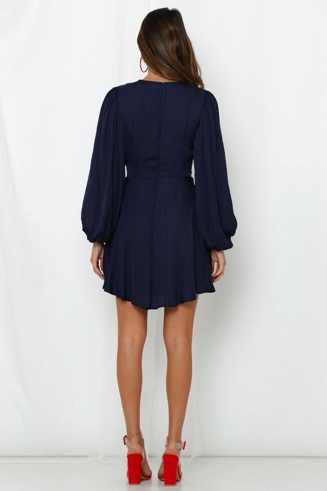 Okay To Be Different Dress Navy