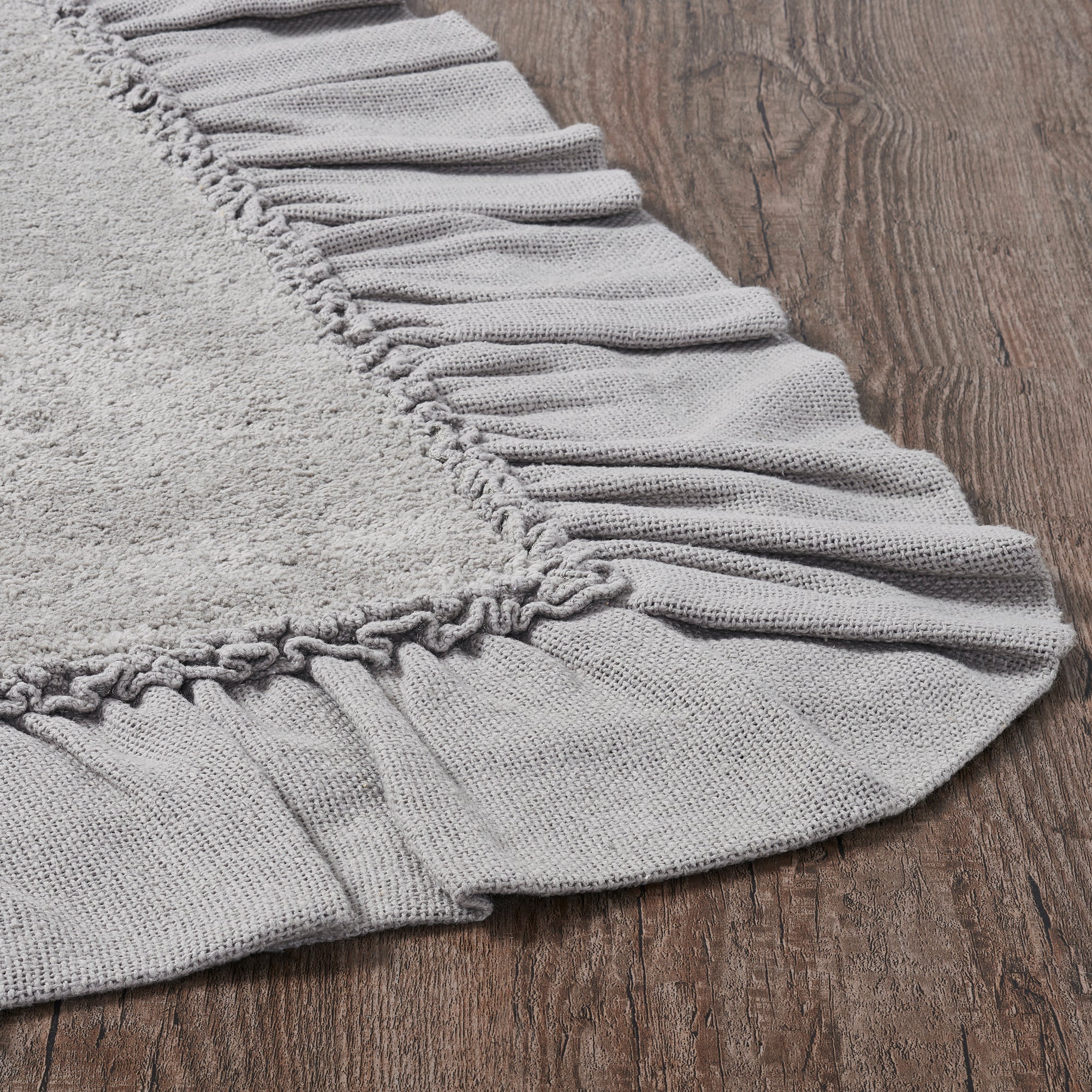 Burlap Dove Grey Bathmat 20x30