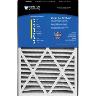 Nordic Pure 16 in. x 25 in. x 3 in. Air Bear Cub Replacement MERV 10 Air Filter (3-Pack) 16x25x3ABM10-3