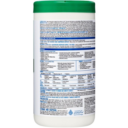 Clorox Healthcare Hydrogen Peroxide Cleaner Disinfectant Wipes  CLO30824