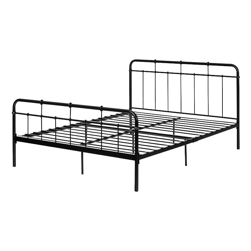 South Shore Gravity Queen Platform Bed with Headboard