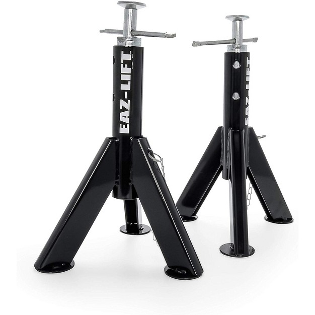 Eaz Lift Adjustable Telescopic Rv Jack Stabilizer Stand Pair 16 To 30 Inches 6 000 Pound Capacity