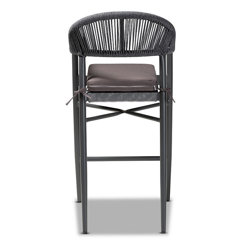 Baxton Studio Wendell Outdoor Bar Stool