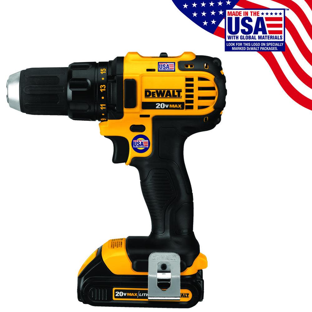 DCD780C2 20V MAX Lithium Ion Compact Drill Driver Kit (1.5 Ah) (DCD780C2) ;