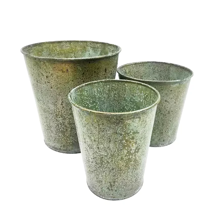 Hot sale antique cheap green succulent plant flower pot decoration home garden