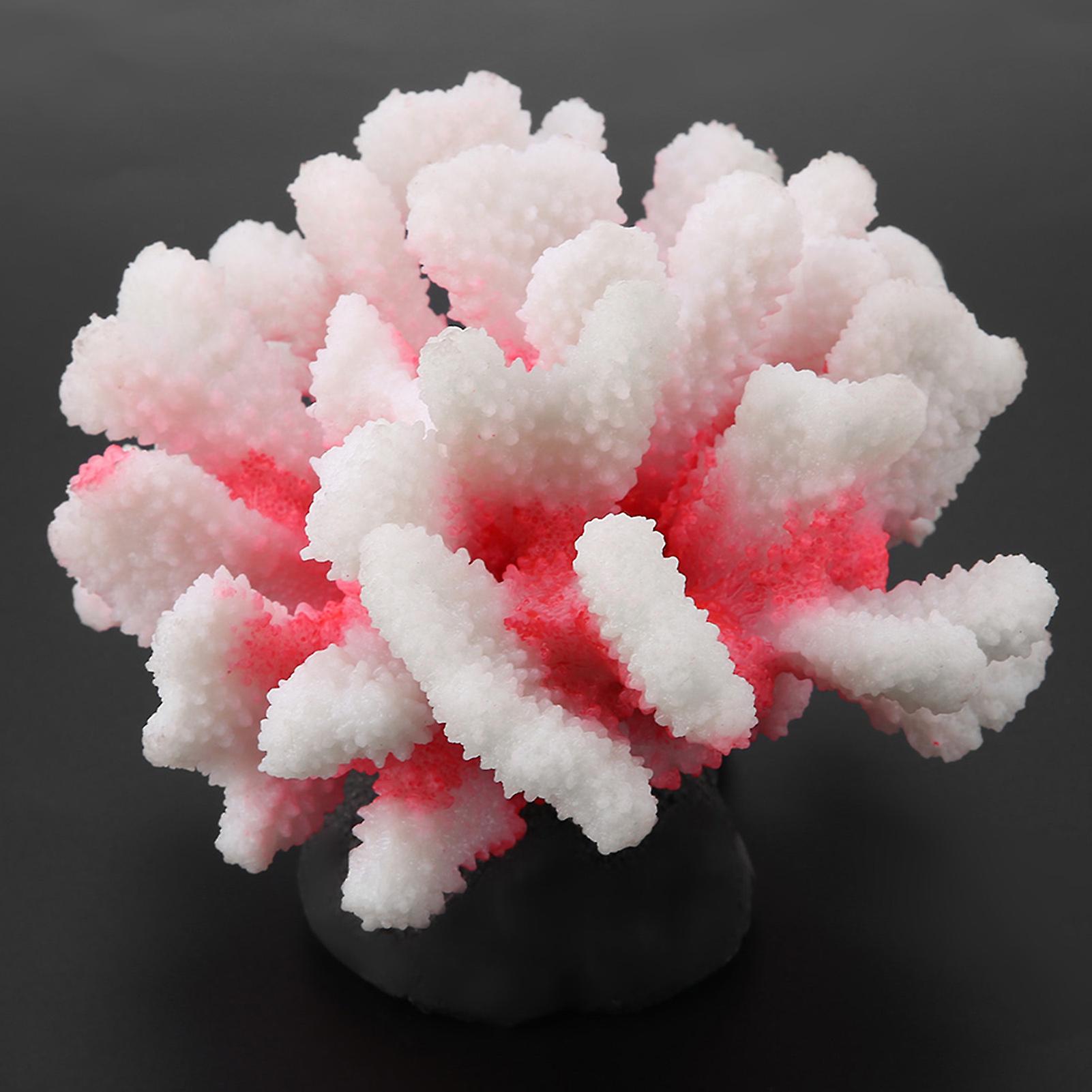 Artificial Silicone Coral Plant For Fish Tank Aquarium Landscaping Decor Ornament (red L)