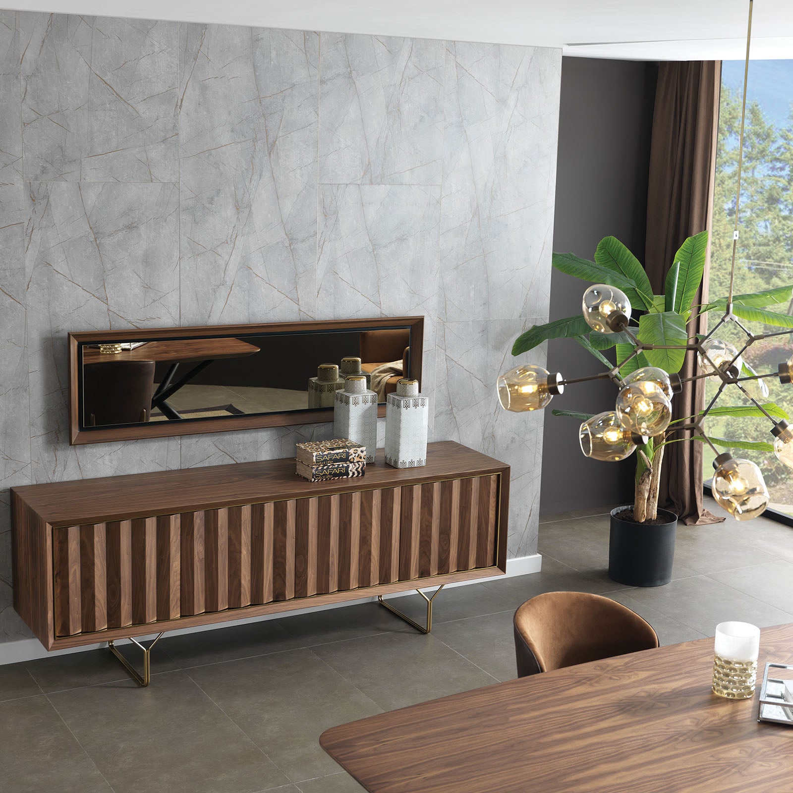 Ginda Sideboard And Mirror Ginda009