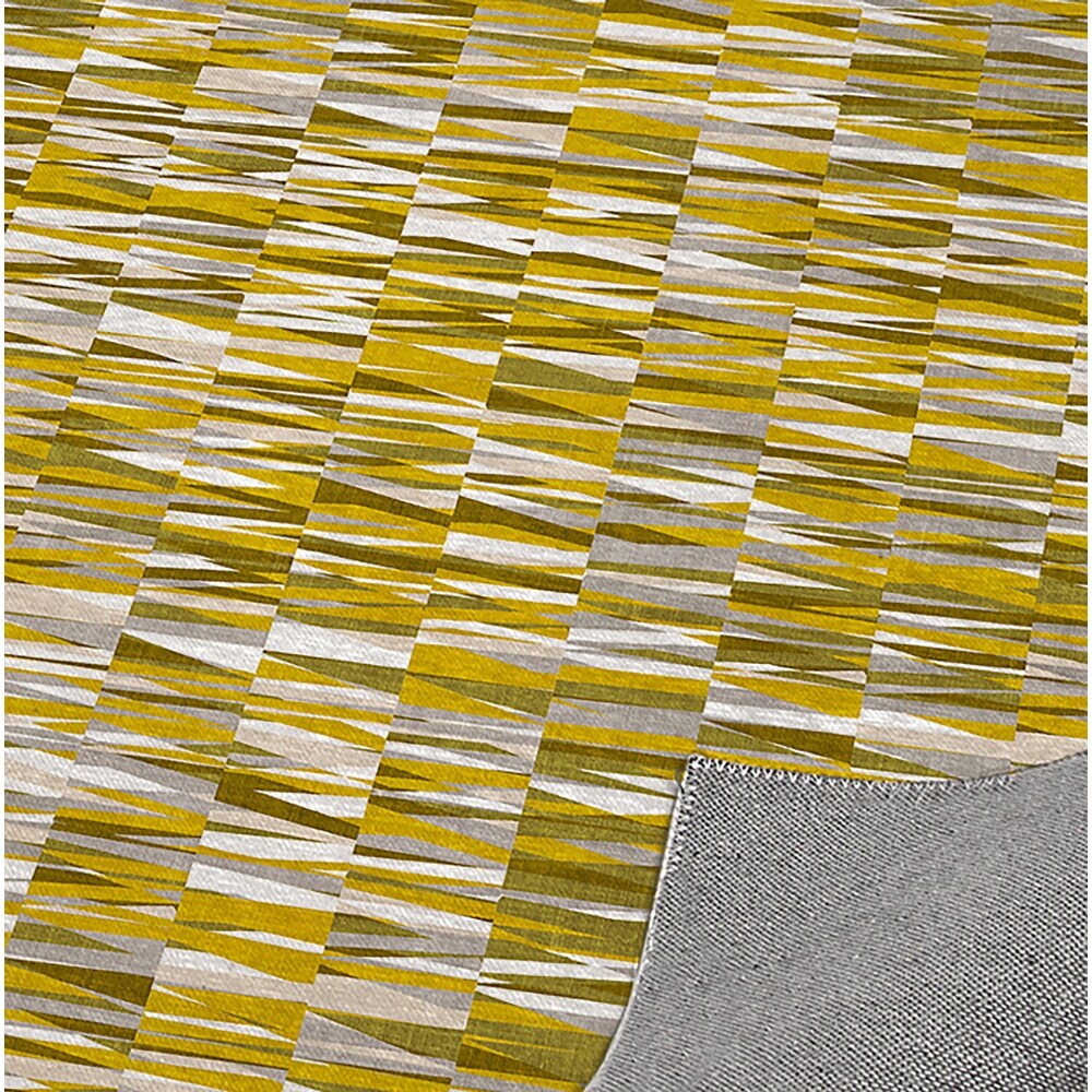 WEXLER GEO MUSTARD Doormat By Kavka Designs