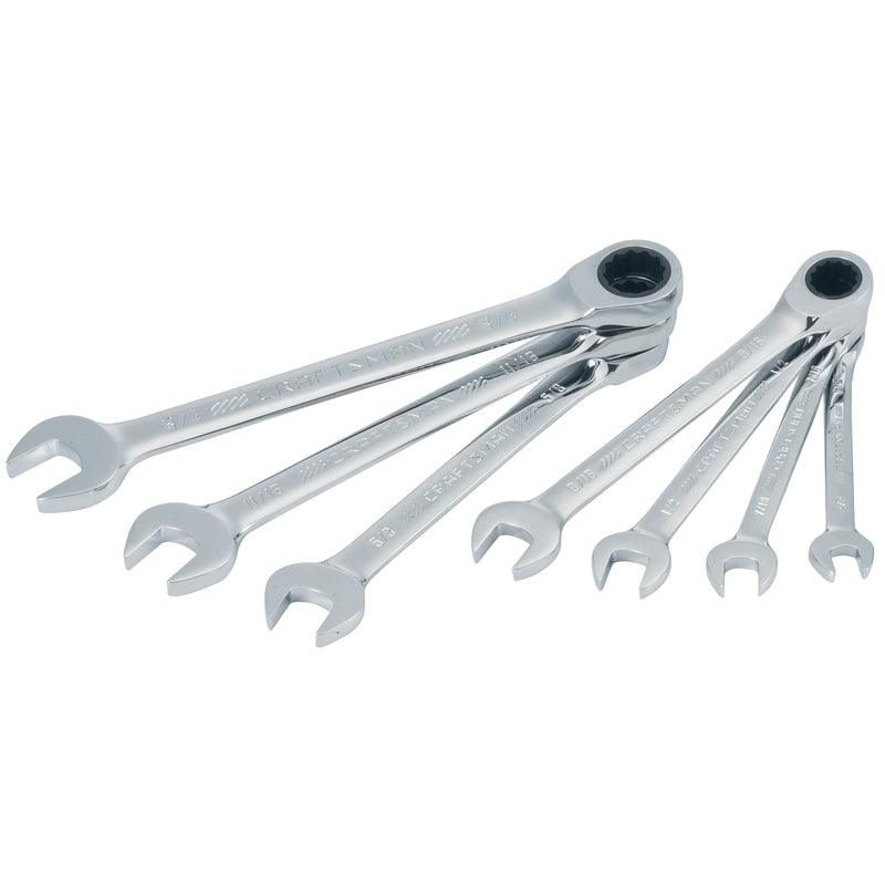 WRENCH SET RATCH SAE 7P